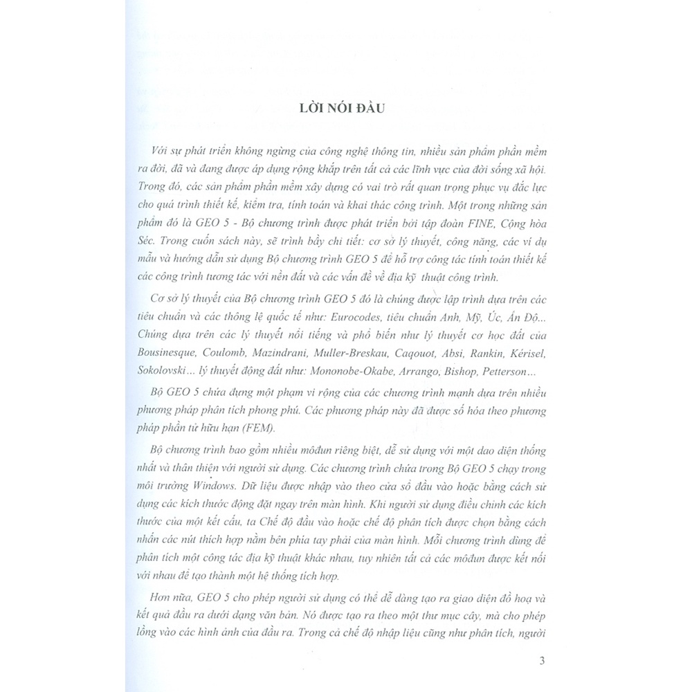 Sách - Tính Toán Công Trình Tương Tác Với Nền Đất Bằng Phần Mềm GEO5 - Geotechnical Software Suite