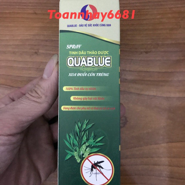 TINH DẦU THẢO DƯỢC QUABLUE(XUA ĐUỔI CÔN TRÙNG CHO PHỤ NỮ CÓ THAI VÀ TRẺ SƠ SINH)[Loại 1]