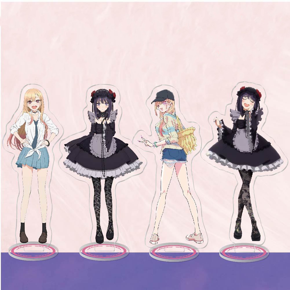 Standee My Dress-Up Darling Nàng Nổi Loạn x Chàng Thợ May tượng acrylic anime mica chibi trang trí trưng bày mô hình