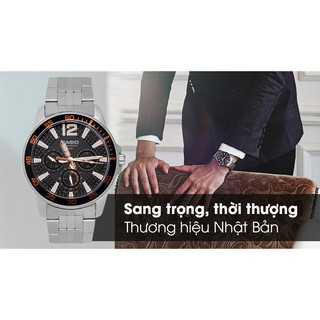 Đồng Hồ Nam Dây Thép Casio MTD-330D-1A3V