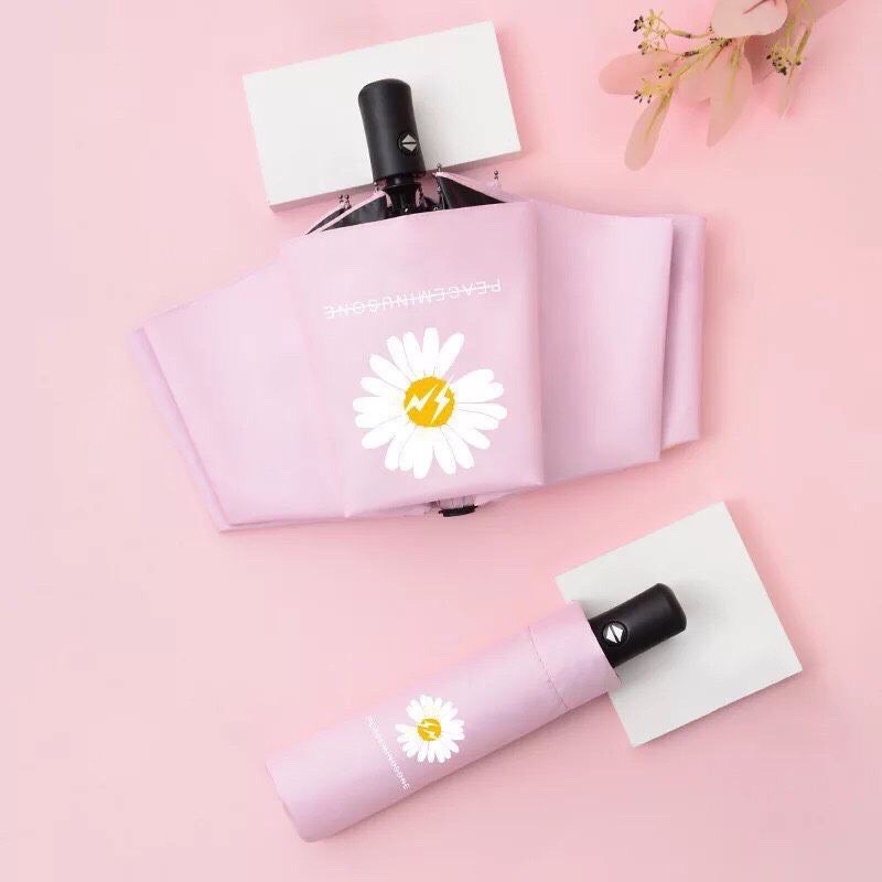 Ô Dù Hoa Cúc 3 Lớp Chống Tia UV - Ô HOA CÚC GẤP GỌN