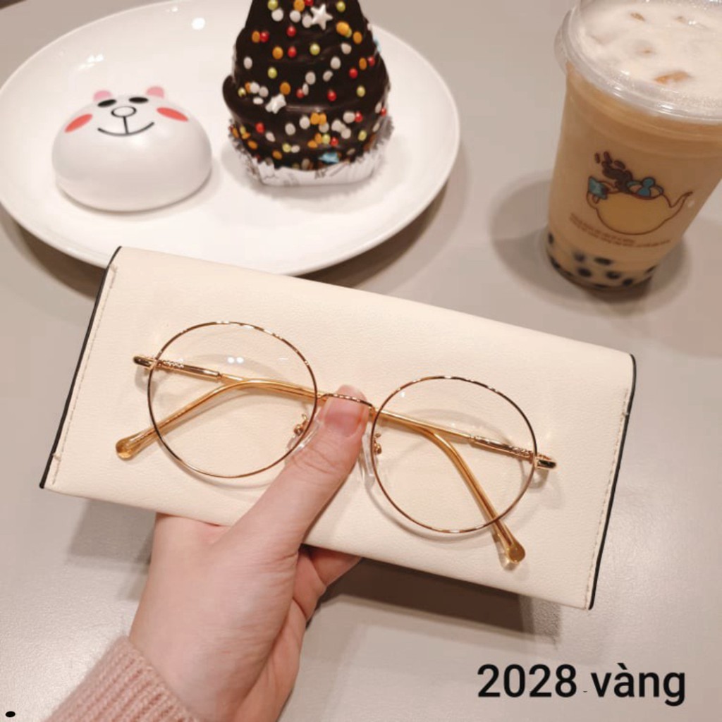 Gọng Kính Cận Tròn Nobita 2028 - Gọng Kính Mắt Kim Loại Lily