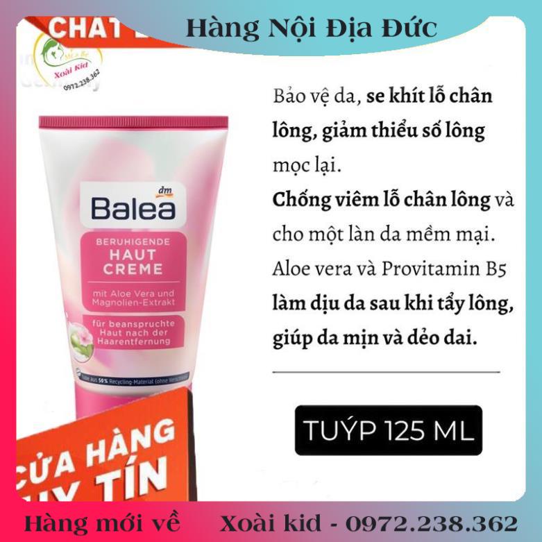 Bộ Bọt/Gel cạo lông Balea Đức - Nội địa Đức Đủ Bill