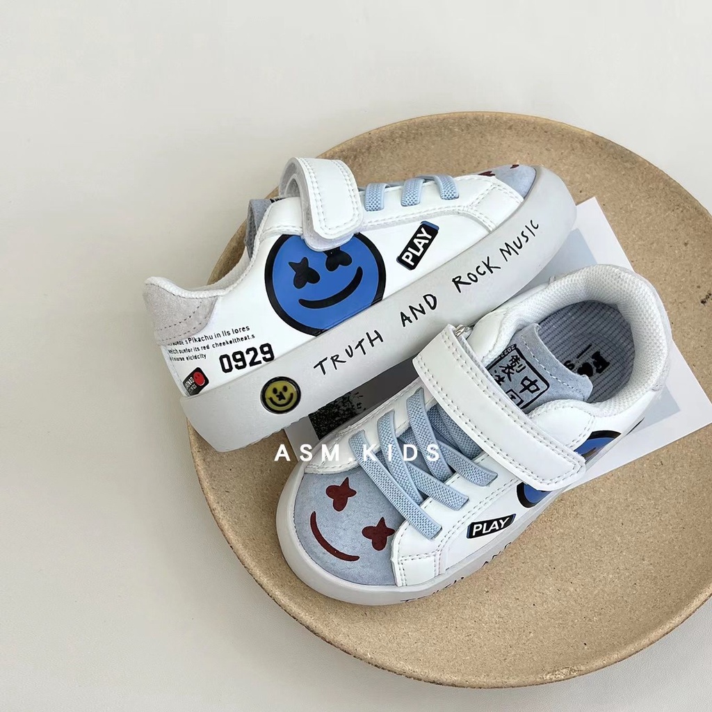 Giày Thể Thao Vải Canvas Đế Mềm Thoáng Khí Phong Cách Hàn Quốc Thời Trang Mùa Thu Cho Bé Gái