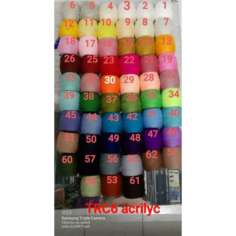 Sợi c6 acrilyc thái lan