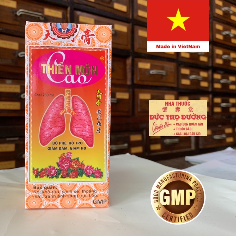 Thiên Môn Cao - nhuận phế, ngừng ho, hóa đàm, giáng khí
