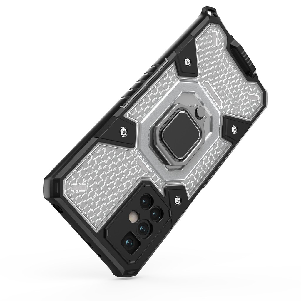 Ốp lưng Xiaomi Redmi 10 kiểu dáng tổ Ong Iring không gian mới chống sốc giá đỡ xem phim bảo vệ camera