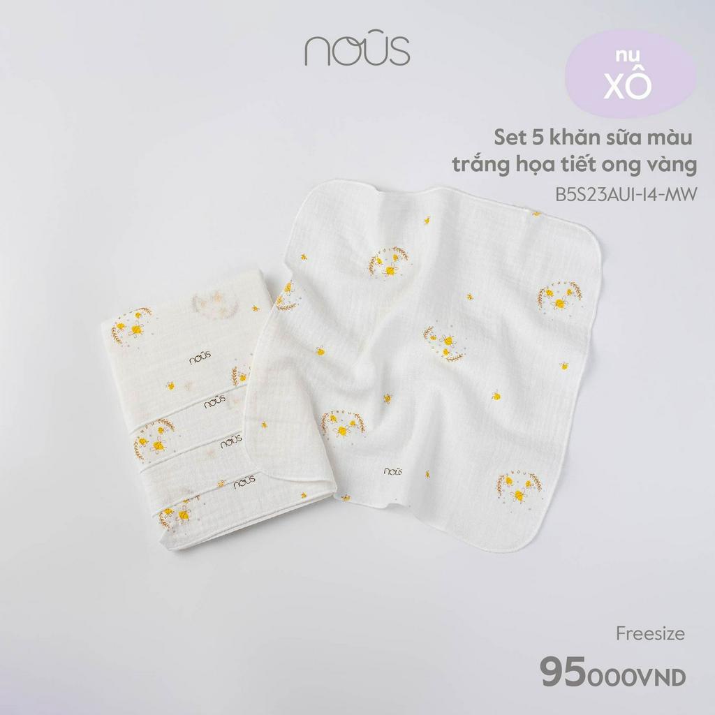 [FULL] Set 5 khăn sữa Nous (các mẫu)