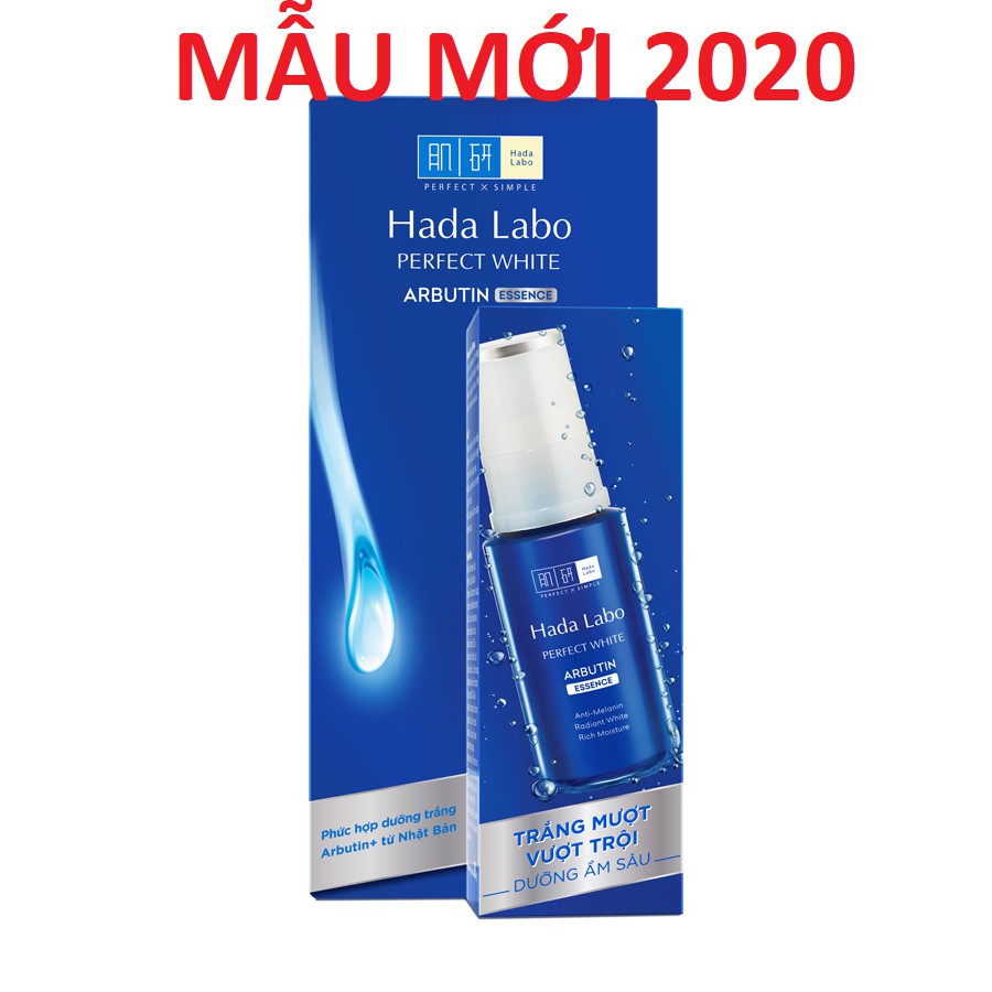 Tinh chất dưỡng trắng Hada Labo PERFECT WHITE 30ml date 2023( màu xanh)