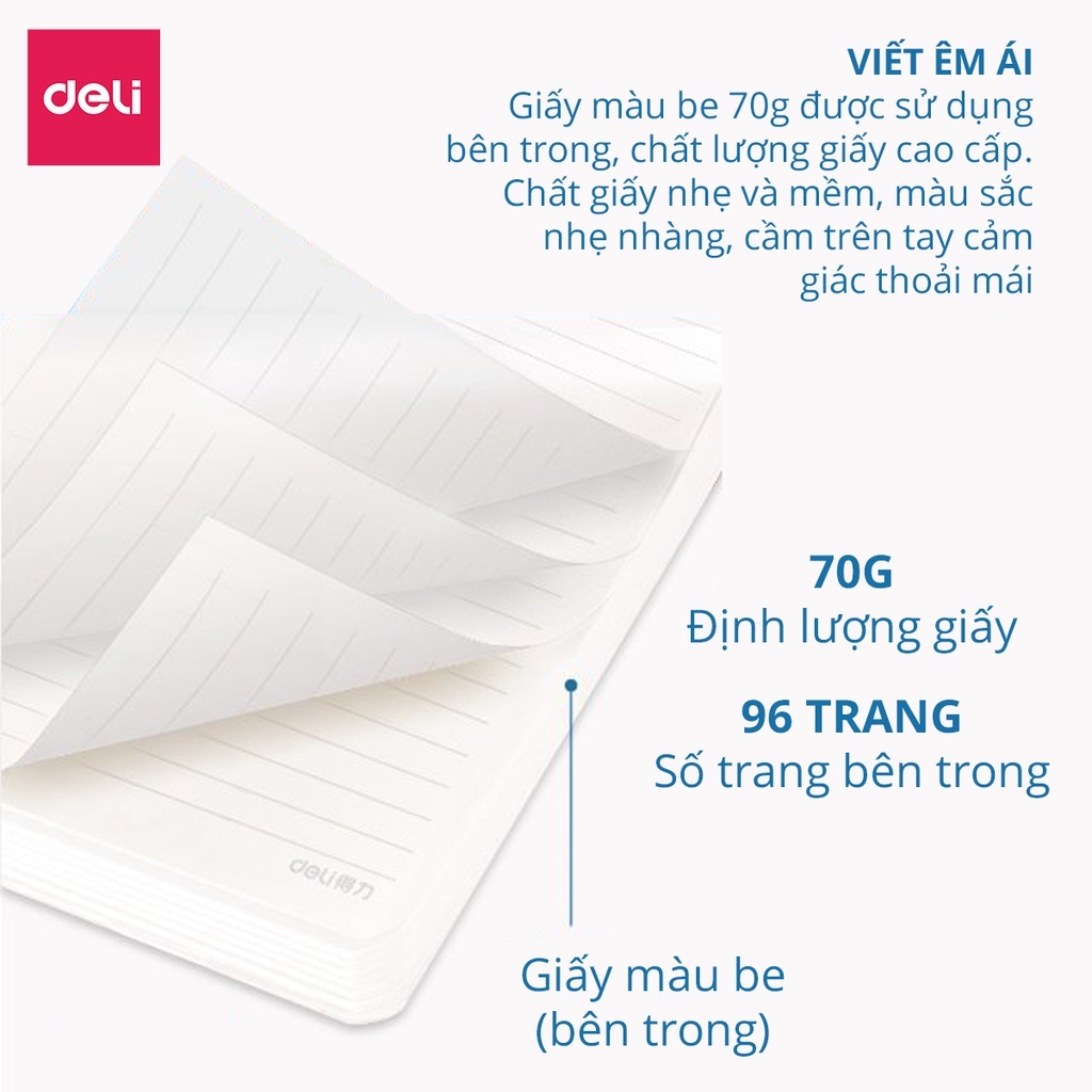 Sổ tay ghi chép Deli x Kakao Friends - A5/B5 - 72/96 trang - PT1696/PT3272