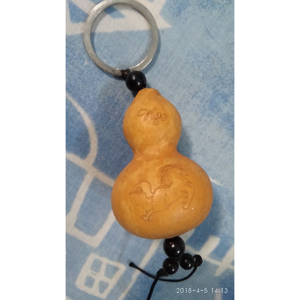 Móc khóa bầu hồ lô lưu niệm Wine gourd lock up a gift for friends and family