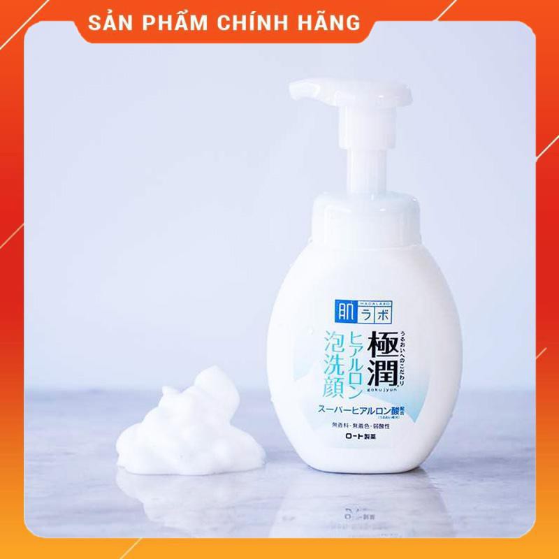 Sữa rửa mặt tạo bọt Hada Labo Gokujyun Foaming Cleanser 160ml | BigBuy360 - bigbuy360.vn