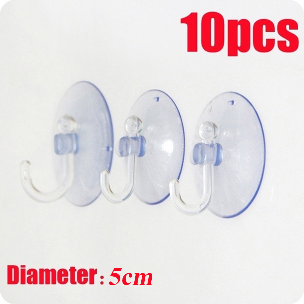 Set 10 Móc Treo Đồ Dạng Hít Tường Tiện Dụng