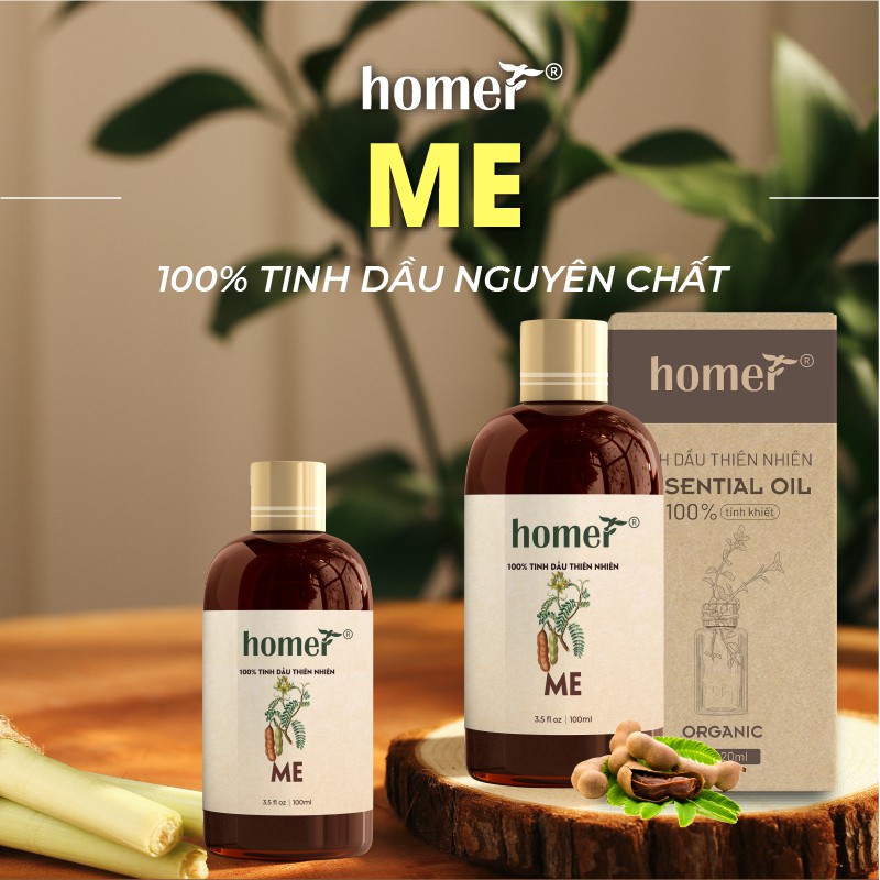 Tinh dầu Me Homer giá dùng thử 10ml/ 100ml - Tamarind Essential Oil  - đạt chuẩn chất lượng kiểm định