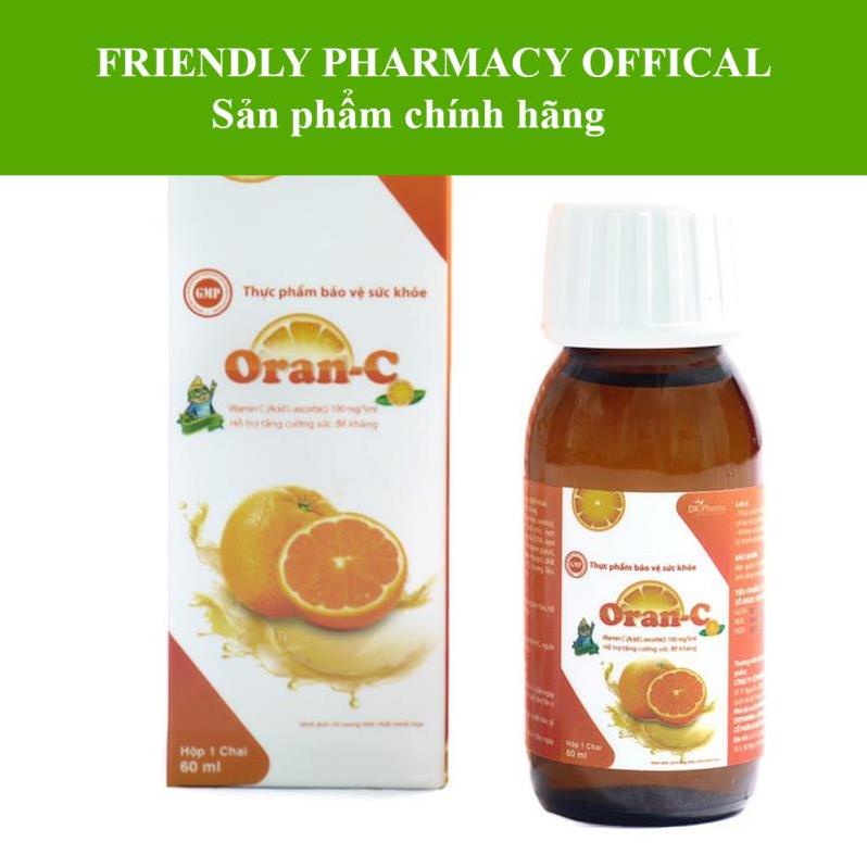 ORAN-C – Bổ sung vitamin C, chống oxy hoá, hỗ trợ tăng cường sức đề kháng cho trẻ nhỏ (60ml)