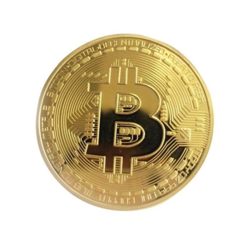 Combo 10 đồng xu Bitcoin lưu niệm