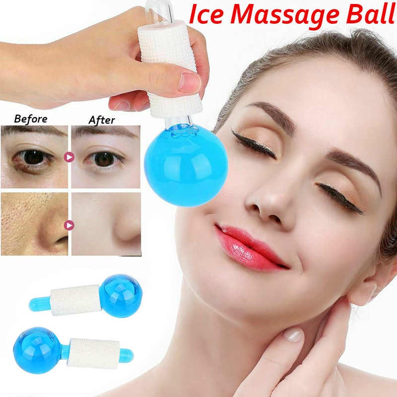 Cặp Cầu Băng Lạnh Massage Mặt Cầu Mát Xa Mặt Mát Lạnh Se Khít Lỗ Chân Lông chăm sóc da chuyên sâu
