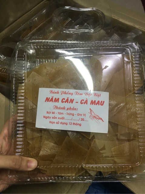 Bánh phồng tôm Cà Mau(loại đặc biệt) 500g