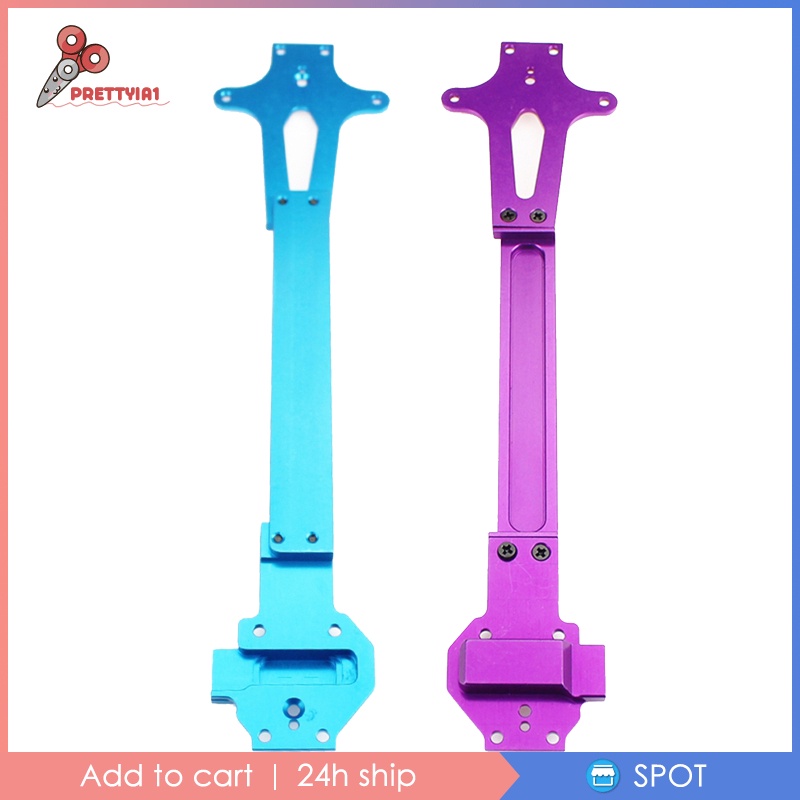 Khay Radio Bằng Hợp Kim Nhôm Nâng Cấp Prettyia1 Dành Cho Xe Đồ Chơi 1 / 12 Wltoys 124018 124019 Phụ Kiện Trang Trí Xe Hơi Điều Khiển Từ Xa DIY