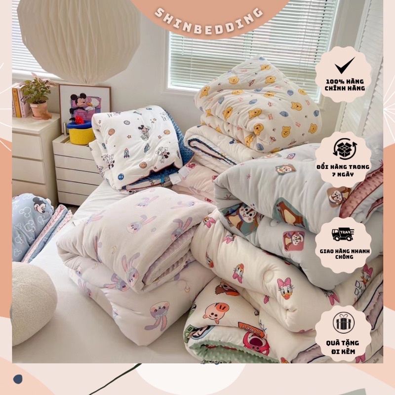 Chăn Nỉ Sữa Dis.Ney Êm Ấm Giữ Nhiệt Tốt Cho Mùa Đông Lạnh (shinbedding)