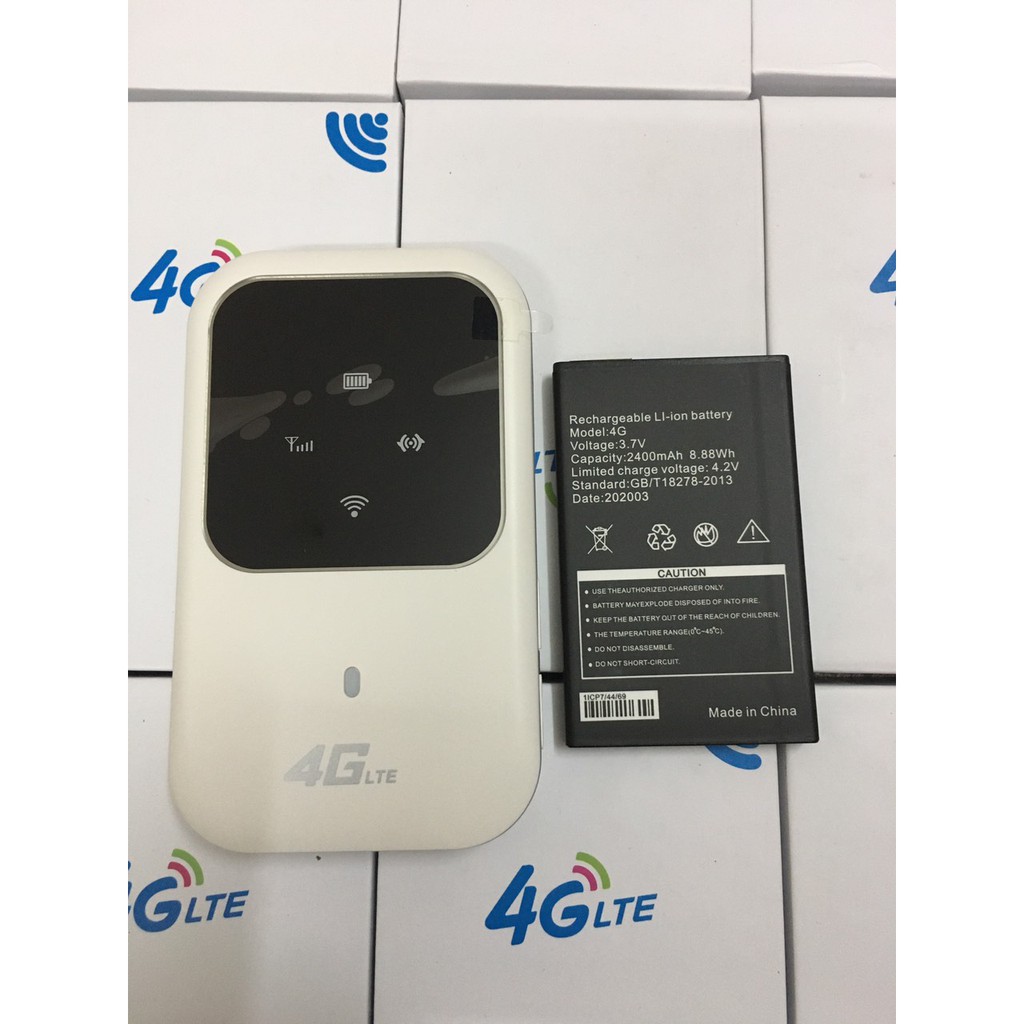 Thiết bị phát wifi 4g từ sim ZTE A800 pin 2400mAp