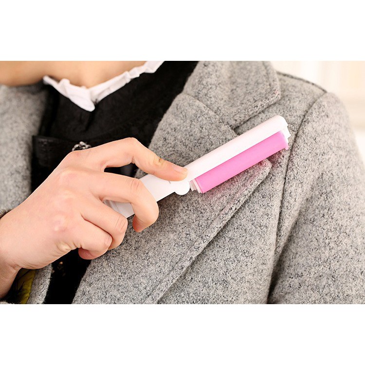 Cây lăn bụi quần áo cầm tay mini Có Thể Tái Sử Dụng Tiện Lợi