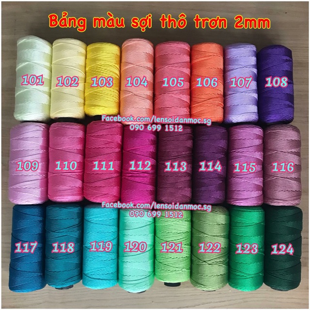 Sợi thô 2mm (Mã 121 ~ Mã 140) (mác đại bàng)