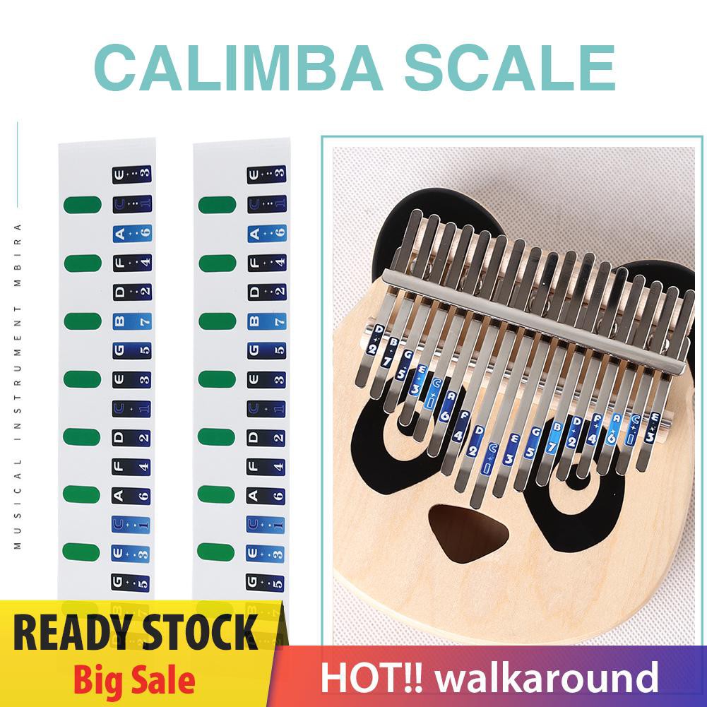 Bộ 2 Miếng Dán Phím Đàn Kalimba