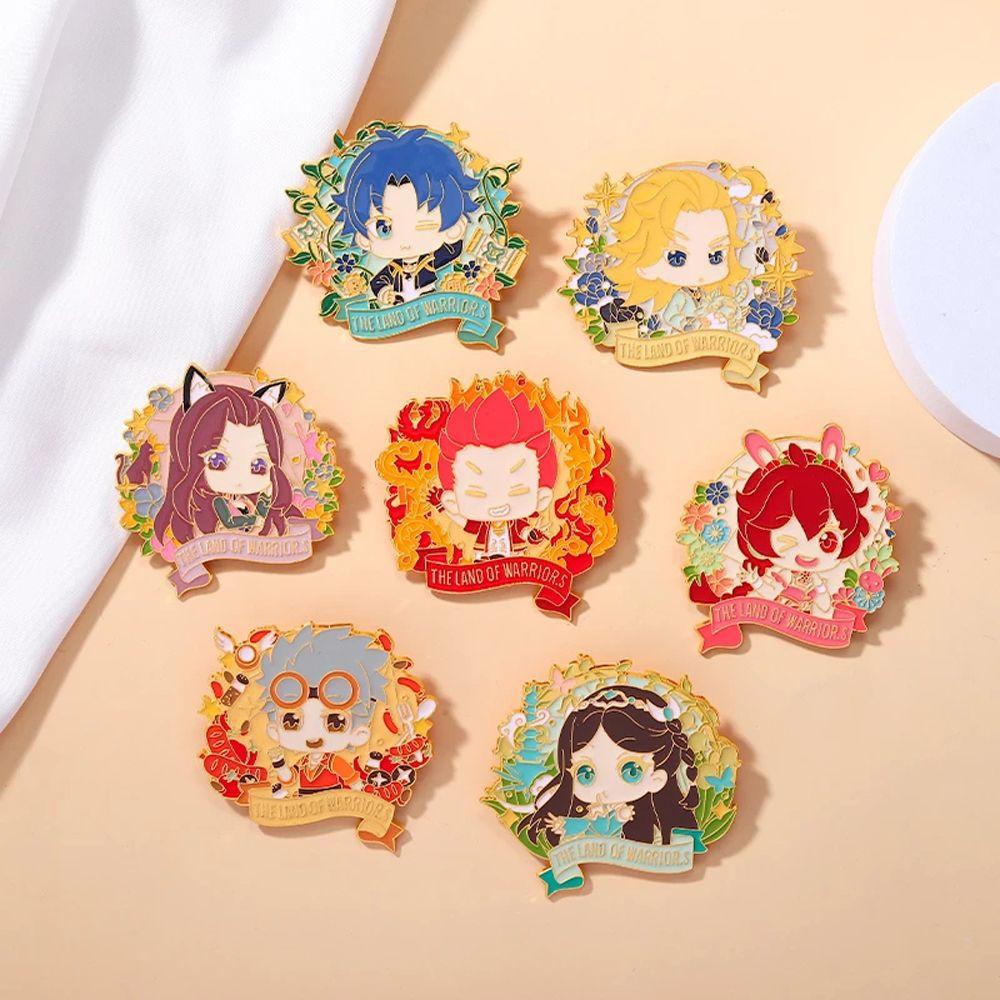 Trâm Cài Áo Bằng Kim Loại Họa Tiết Hoạt Hình Douluo Continent Dùng Hóa Trang