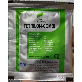 Phân bón vi lượng Fetrilon Combi. Gói 2,5 gam