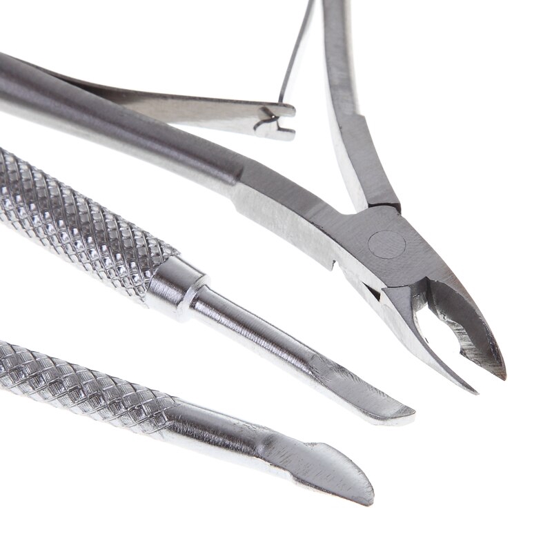 Monja Bộ 3 Dụng Cụ Làm Móng Bằng Thép Không Gỉ