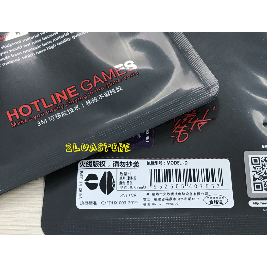 Dán chống trượt thế hệ 2 FireWire Hotline Games cho chuột Glorious