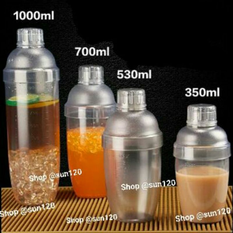 Bình Lắc Cocktail ShaKer làm từ nhựa cao cấp