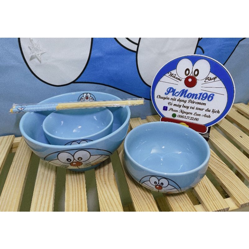 Chén Tô Sứ Họa Tiết Doraemon Doraemon Dễ Thương