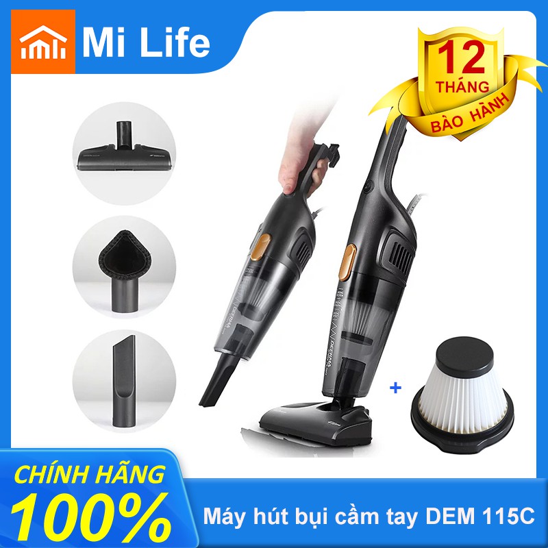 Máy hút bụi cầm tay gia đình Deerma DX115C-milifeshop