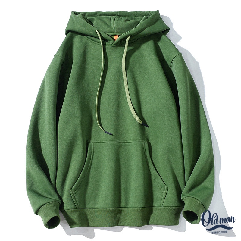 Áo Hoodie Nam, Chất Liệu Nỉ Bông Cao Cấp, Form Basic, Phong Cách Retro, Vintage, Trẻ Trung, Năng Động