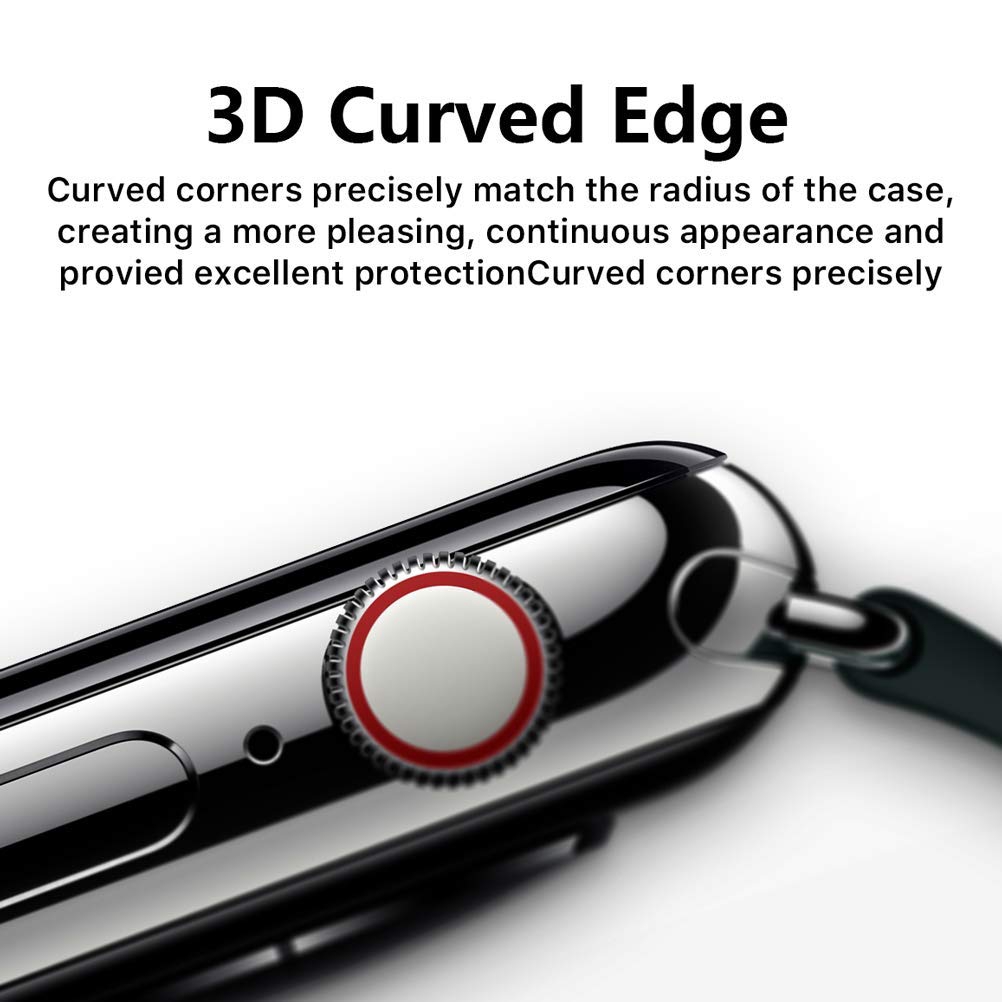 Kính cường lực 3D dán bảo vệ màn hình đồng hồ thông minh Apple iWatch 38mm 42mm 40mm 44mm