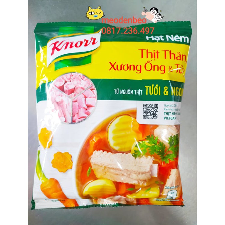 Hạt nêm Knorr thịt thăn, xương ống và tủy 400g