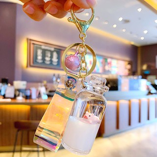 Móc khoá dạng bình siêu lung linh đủ màu sắc
