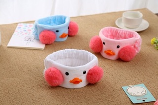 N31 Băng đô bờm mỏ vịt 🐣 má hồng 3D