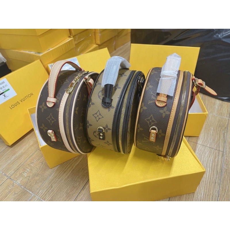 Túi lv dáng tròn size 18 kèm hộp