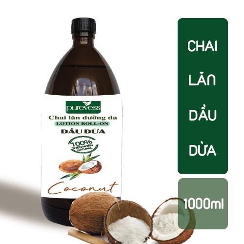 Chai Lăn Dầu Dừa giúp nuôi dưỡng da & chăm sóc da giúp môi giảm khô nứt PUREVESS 10ml | BigBuy360 - bigbuy360.vn