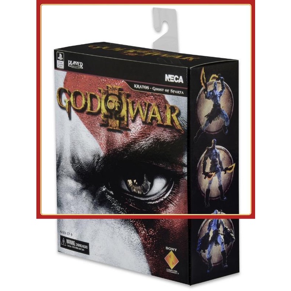 ✧❃☢Mô hình tại chỗ NECA 49318 God of War 3 Ultimate Kratos 7 inch