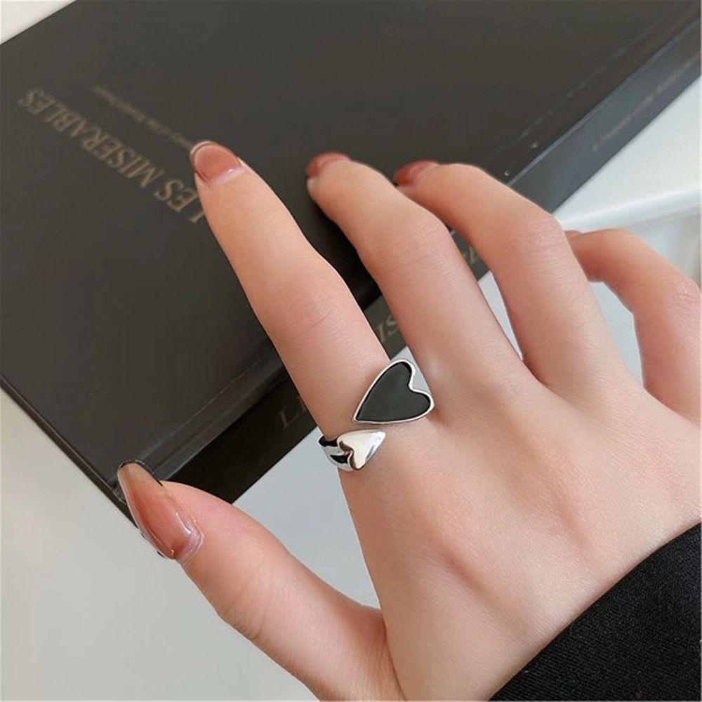 Nhẫn Hở Bằng Hợp Kim Thiết Kế Đơn Giản Phong Cách Vintage Thời Trang Cho Nữ