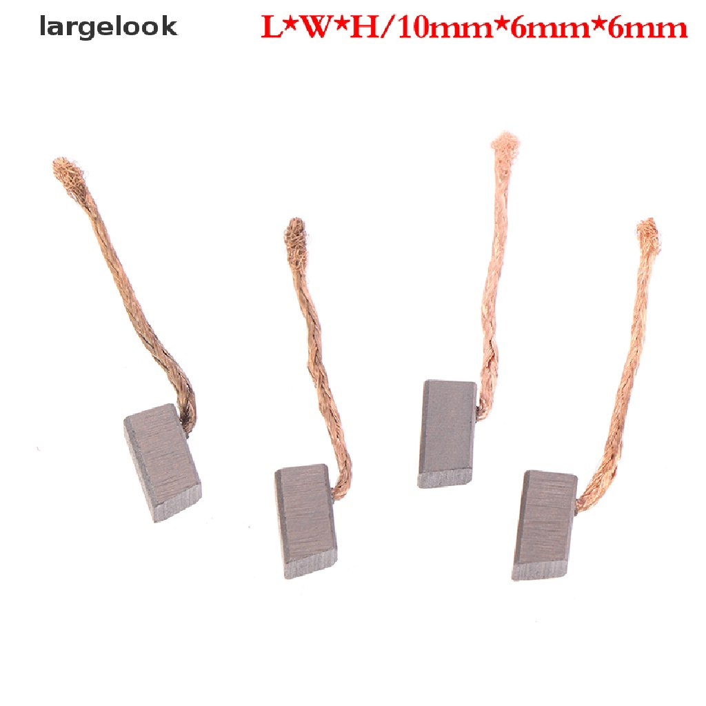 Set 4 Động Cơ Chổi Than Điện 6x6x10mm Chuyên Dụng ♨Nóng Bỏng