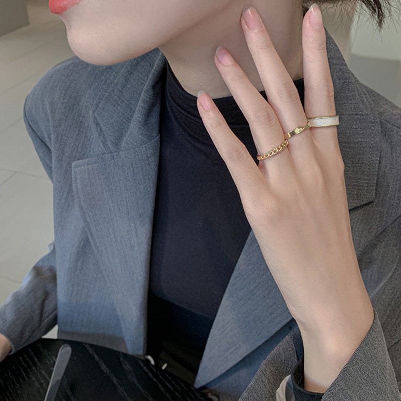 Nhẫn đeo tay phong cách Hàn Quốc thời trang