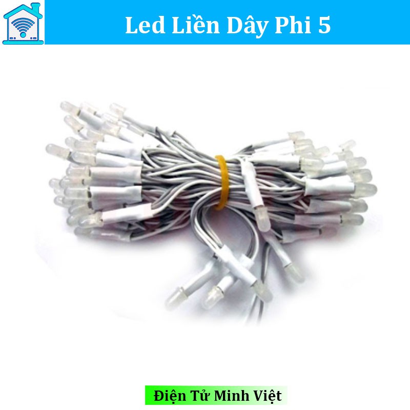 Led Liền Dây Phi 5 1 Cuộn 100 led , Màu Tùy Chọn (200g)