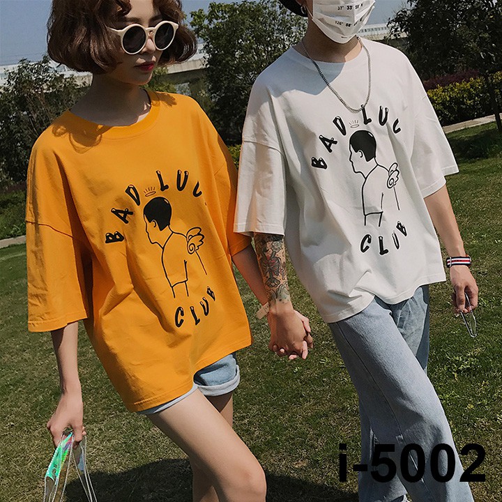 M5002 Áo Thun Nữ Unisex Hình BAD LUCK CLUB