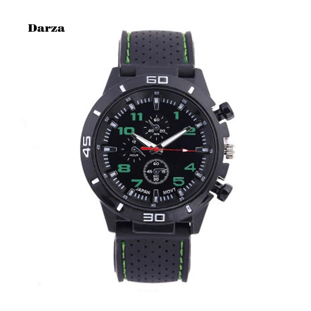 Đồng hồ đeo tay mặt tròn phong cách thể thao cho nam