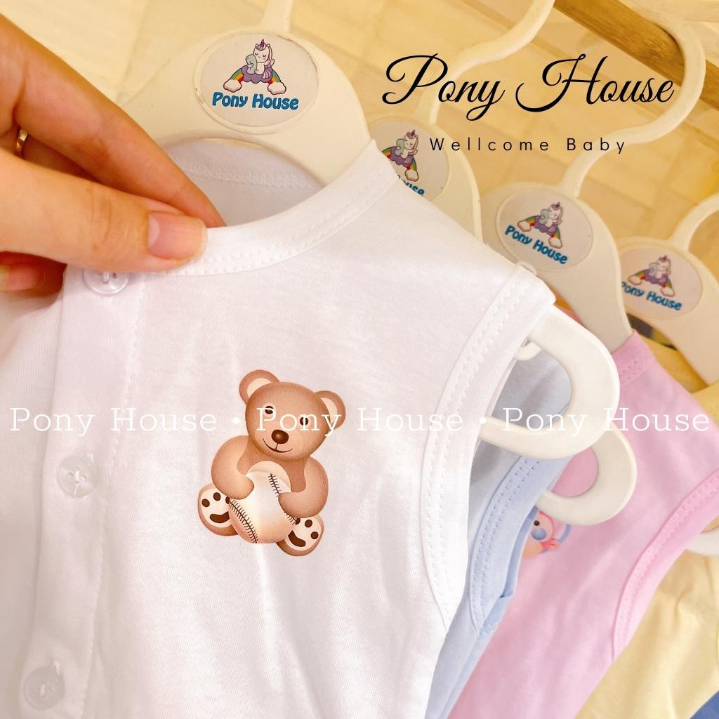 Áo Gile Noubaby Cotton 2 Lớp Mềm, Mịn Cho Bé Trai, Bé Gái Sơ Sinh